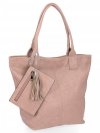 Dámska kabelka shopper bag Hernan špinavá ružová HB0339