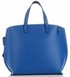Kožené kabelka shopper bag Vittoria Gotti kobaltová V6D BIGko