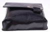 Kožené kabelka listonoška Vera Pelle čierna 413