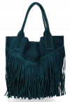 Dámska kabelka shopper bag Vittoria Gotti morská VPOS9
