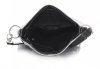 Kožené kabelka listonoška Genuine Leather 444 svetlo šedá