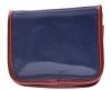 Kožené kabelka listonoška Vera Pelle 207 tmavo modrá