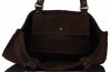 Kožené kabelka shopper bag Vittoria Gotti čokoládová V22