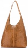 Kožené kabelka shopper bag Vittoria Gotti ryšavá V8804