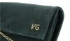 Kožené kabelka listová kabelka Vittoria Gotti fľašková zelená V3083