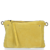 Kožené kabelka univerzálna Vittoria Gotti žltá VPOS4