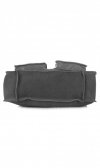 Kožené kabelka shopper bag Vittoria Gotti šedá V27A