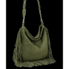 Kožené kabelka univerzálna Vittoria Gotti zelená B60