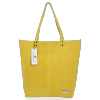 Kožené kabelka shopper bag Vittoria Gotti žltá VG41