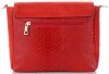 Kožené kabelka listonoška Vittoria Gotti červená V71013