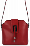 Kožené kabelka klasická Vittoria Gotti červená V1813VAC