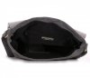 Kožené kabelka listonoška Genuine Leather čierna 50724