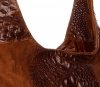 Kožené kabelka shopper bag Vera Pelle A1 hnedá