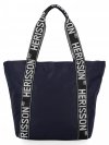 Dámská kabelka shopper bag Herisson tmavo modrá 1502H431