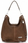 Kožené kabelka shopper bag Vittoria Gotti zemitá V80051