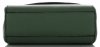 Kožené kabelka listonoška Vittoria Gotti fľašková zelená V695351