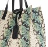 Dámska kabelka shopper bag Vittoria Gotti modrá V0002