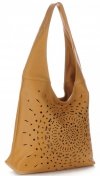 Kožené kabelka shopper bag Vittoria Gotti ryšavá V31