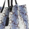 Dámska kabelka shopper bag Vittoria Gotti modrá V0002