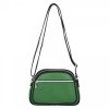 Kožené kabelka listonoška Genuine Leather dračia zelená 5100