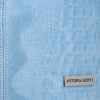 Kožené kabelka shopper bag Vittoria Gotti svetlo modrá B23