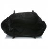 Kožené kabelka kufrík Genuine Leather čierna 80042