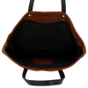 Kožené kabelka shopper bag Vittoria Gotti hnedá V2380