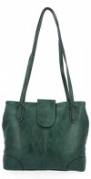 Dámska kabelka shopper bag Hernan fľašková zelená HB0225