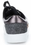 dámske tenisky Ideal Shoes čierna A-9270