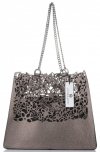 Kožené kabelka shopper bag Vittoria Gotti staré zlato V5798