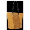 Kožené kabelka shopper bag Vittoria Gotti horčicová V2380