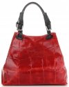 Kožené kabelka shopper bag Vittoria Gotti červená V692754