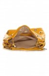 Kožené kabelka shopper bag Vittoria Gotti žltá V3077