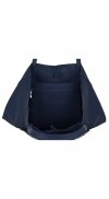 Kožené kabelka shopper bag Vittoria Gotti tmavo modrá V577