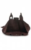 Kožené kabelka shopper bag Vittoria Gotti čokoládová V5190