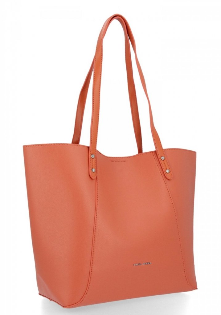 Uniwersalna Torebka Damska Shopper Bag David Jones 67432 Koralowa