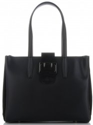 Bőr táska klasszikus Vittoria Gotti V3215 fekete