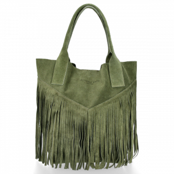Dámská kabelka shopper bag Vittoria Gotti zelená VPOS9