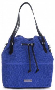 Dámská kabelka shopper bag Vittoria Gotti kobaltová V1005