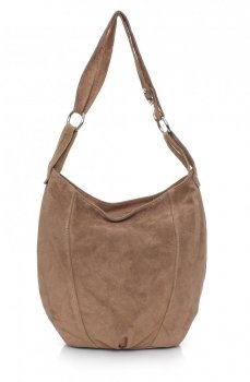 Kožené kabelka společenská Genuine Leather zemitá 802