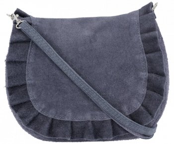 Kožené kabelka listonoška Vittoria Gotti indigo V5998