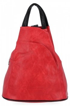 Dámská kabelka batůžek Hernan červená HB0139