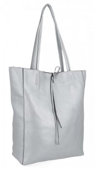 shopper bag Hernan HB0253 stříbrná