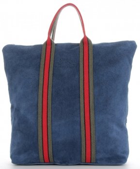 Bőr táska shopper bag Vittoria Gotti jeans V689746