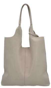 Olasz Bőrtáska Shopper Bag Kozmetikai Táskával 165 Bézs