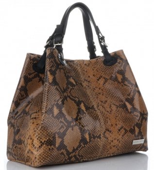 Bőr táska shopper bag Vittoria Gotti V898GPIT