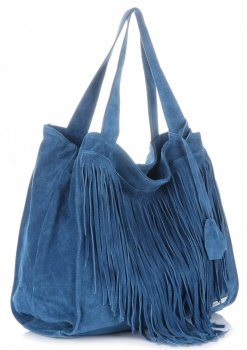 Bőr táska shopper bag Vittoria Gotti jeans V6048