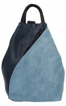 Uniwersalny Plecak Damski firmy Hernan HB0137 Błękitny/Granatowy