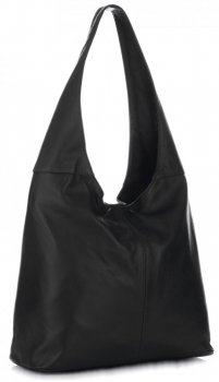 VITTORIA GOTTI Uniwersalna Torebka Skórzana ShopperBag Czarna