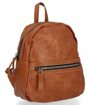 BEE BAG Uniwersalne Plecaczki Damskie Harper Rudy